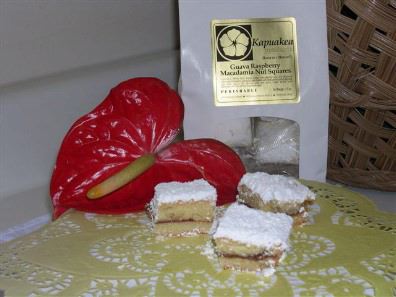Guava Raspberry Macadamia Nut Bars